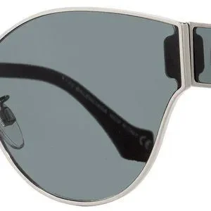 Balenciaga sunglasses BA96. Balenciaga Oval Sunglasses BA96 12A Dark Ruthenium/Black  main image 3